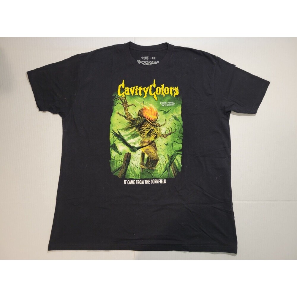 Cavity Colors Goosebumps Halloween Horror Size XXL Pumpkin‎ Scarecrow Mens